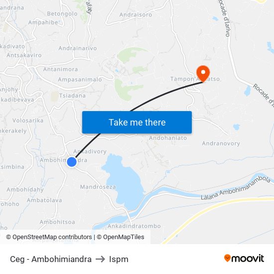 Ceg - Ambohimiandra to Ispm map