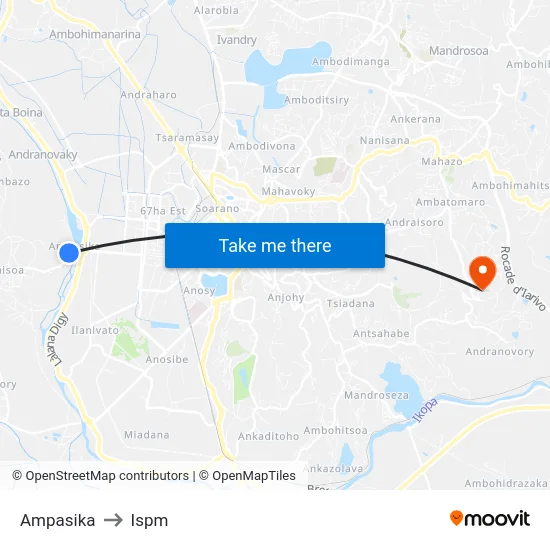 Ampasika to Ispm map
