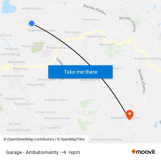 Garage - Ambatomainty to Ispm map