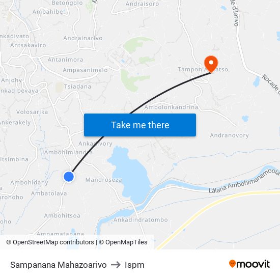Sampanana Mahazoarivo to Ispm map