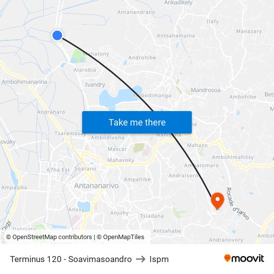 Terminus 120 - Soavimasoandro to Ispm map