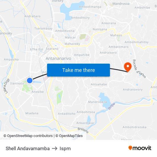 Shell Andavamamba to Ispm map