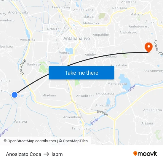 Anosizato Coca to Ispm map