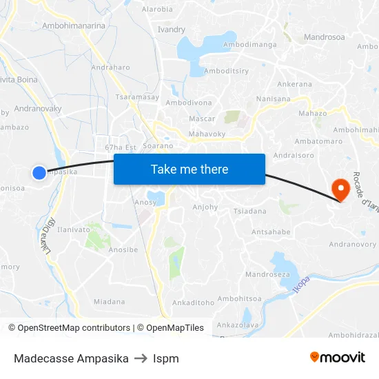 Madecasse Ampasika to Ispm map