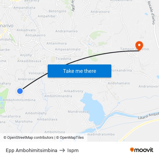 Epp Ambohimitsimbina to Ispm map