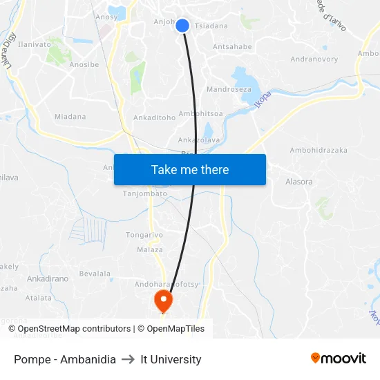 Pompe - Ambanidia to It University map