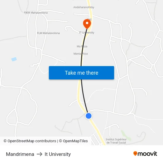 Mandrimena to It University map