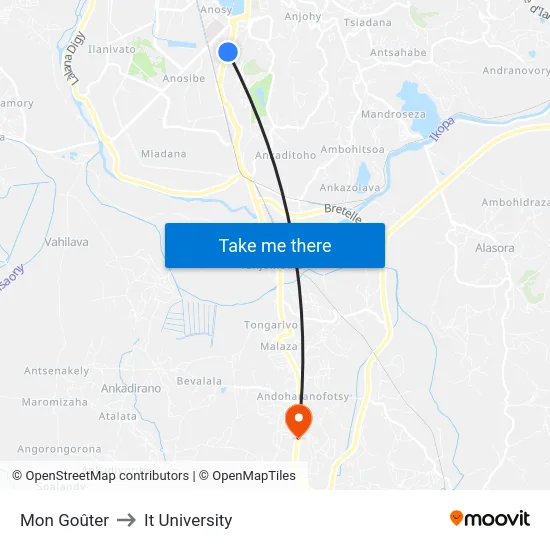 Mon Goûter to It University map