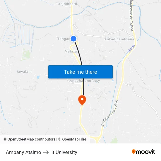 Ambany Atsimo to It University map