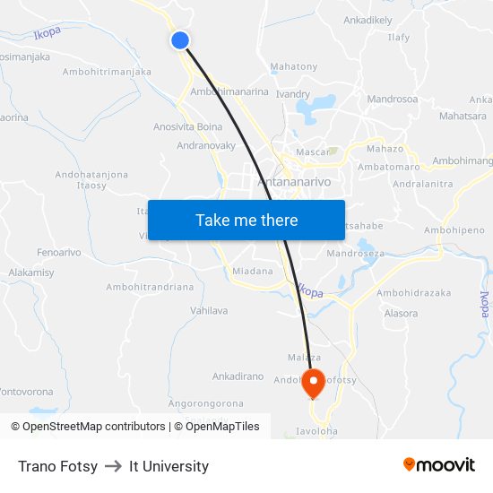 Trano Fotsy to It University map