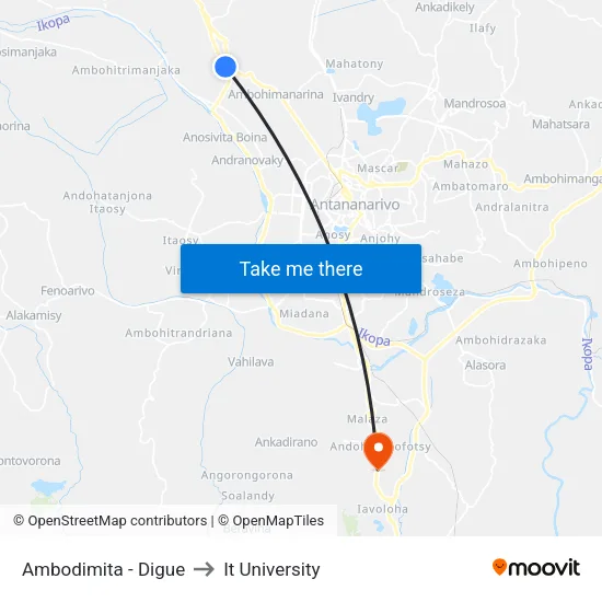 Ambodimita - Digue to It University map