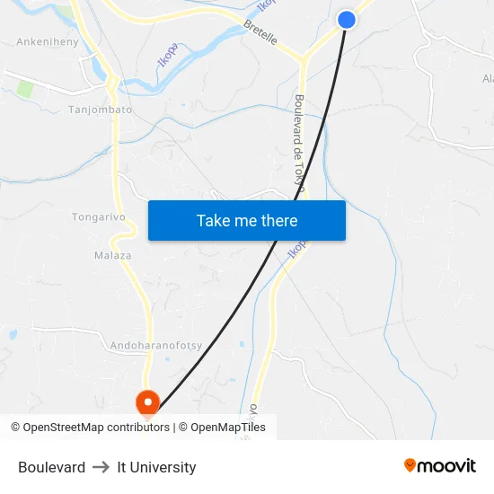 Boulevard to It University map