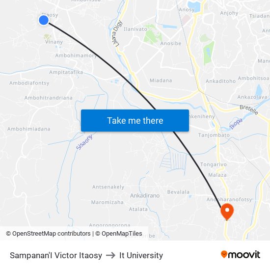Sampanan'I Victor Itaosy to It University map