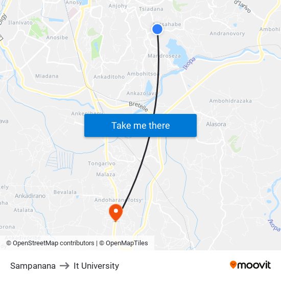 Sampanana to It University map