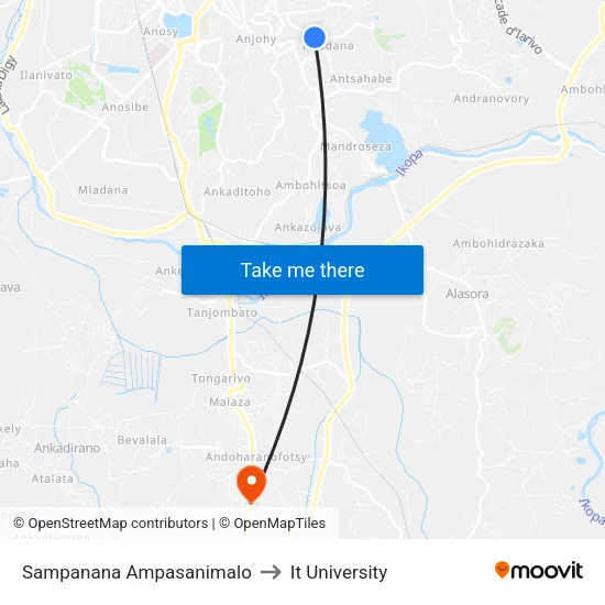 Sampanana Ampasanimalo to It University map