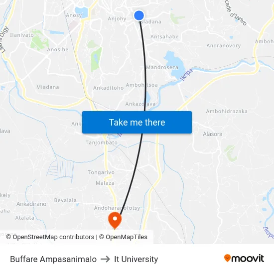 Buffare Ampasanimalo to It University map