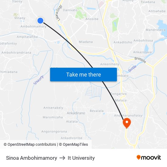 Sinoa Ambohimamory to It University map