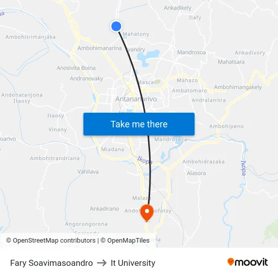Fary Soavimasoandro to It University map