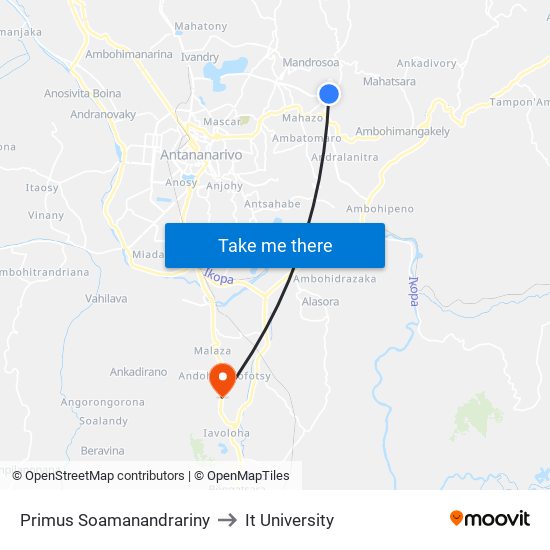 Primus Soamanandrariny to It University map