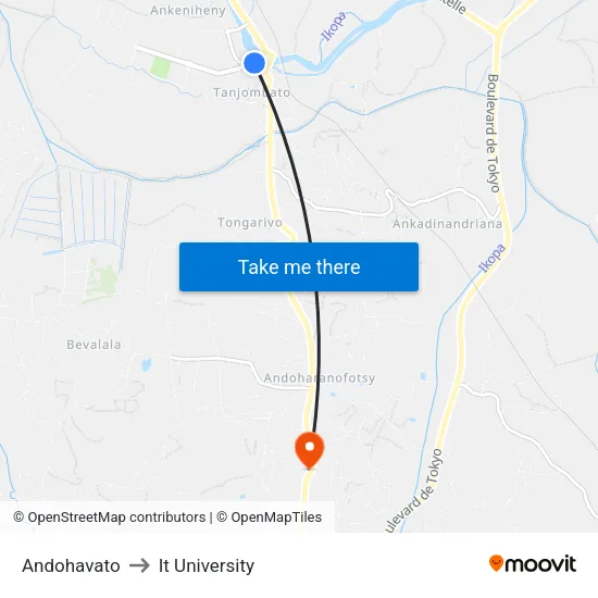 Andohavato to It University map