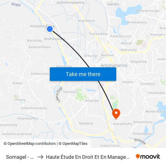 Somagel - Digue to Haute Étude En Droit Et En Management (Hedm) map