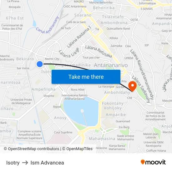 Isotry to Ism Advancea map