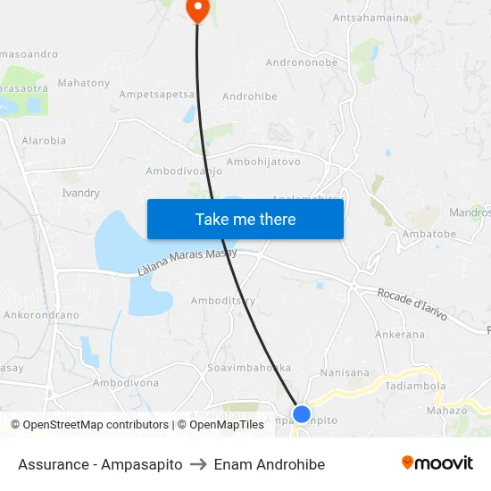 Assurance - Ampasapito to Enam Androhibe map