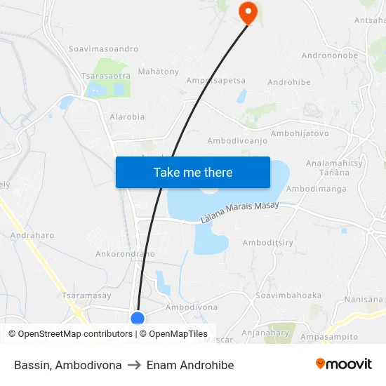 Bassin, Ambodivona to Enam Androhibe map