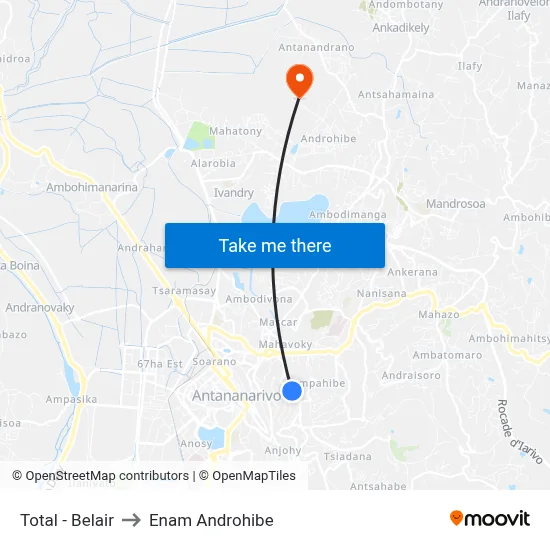 Total - Belair to Enam Androhibe map