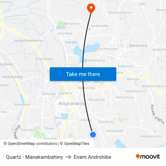 Quartz - Manakambahiny to Enam Androhibe map