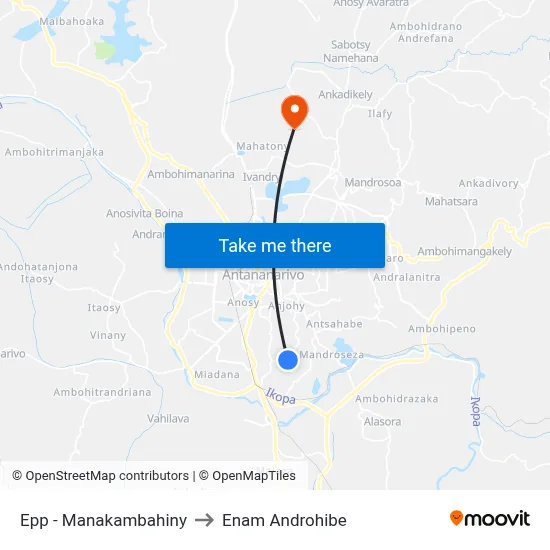 Epp - Manakambahiny to Enam Androhibe map