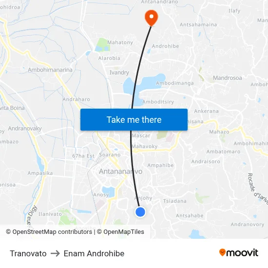 Tranovato to Enam Androhibe map