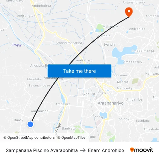 Sampanana Piscine Avarabohitra to Enam Androhibe map
