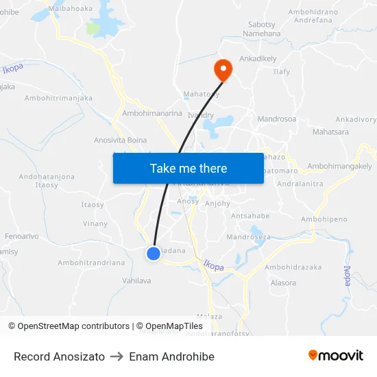 Record Anosizato to Enam Androhibe map