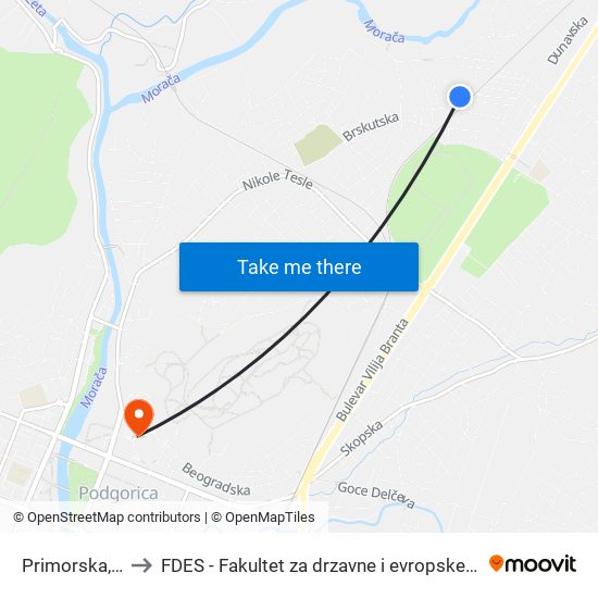 Primorska, 24 to FDES - Fakultet za drzavne i evropske studije map