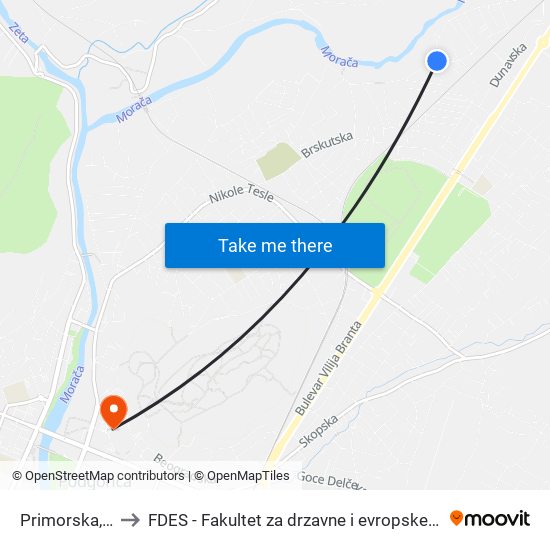 Primorska, 30 to FDES - Fakultet za drzavne i evropske studije map