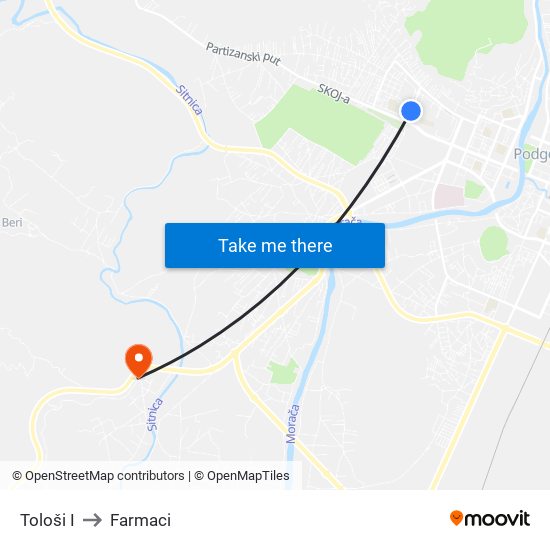 Tološi I to Farmaci map