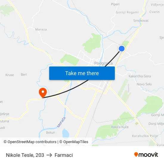 Nikole Tesle, 203 to Farmaci map