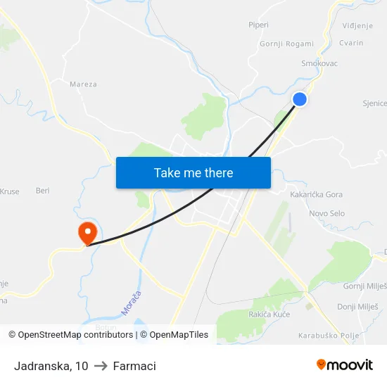 Jadranska, 10 to Farmaci map