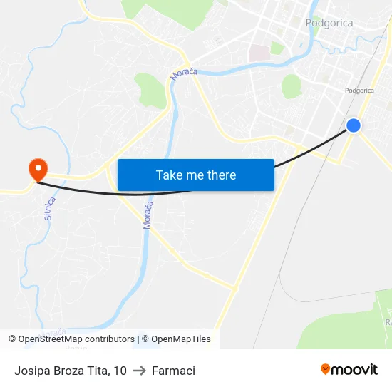 Josipa Broza Tita, 10 to Farmaci map