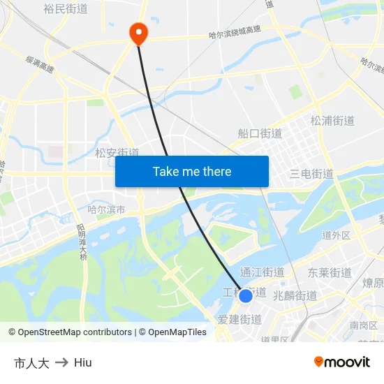 City People's Congress to Hiu map