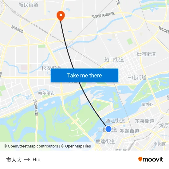 City People's Congress to Hiu map