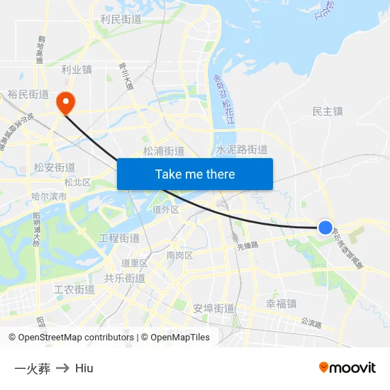 First Crematorium to Hiu map