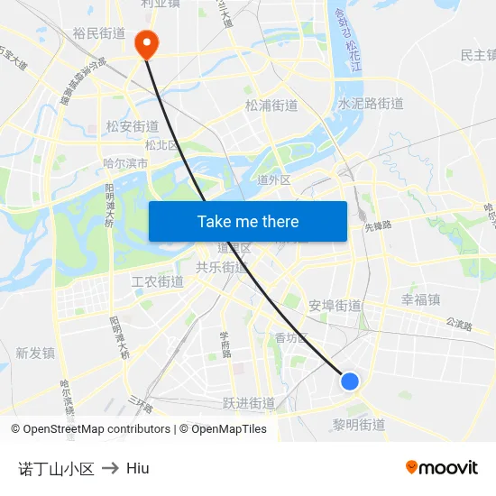 Notting Hill Complex to Hiu map