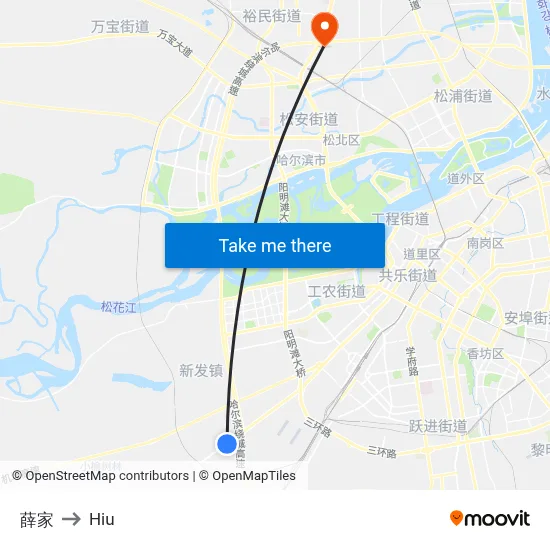 Xue Family to Hiu map