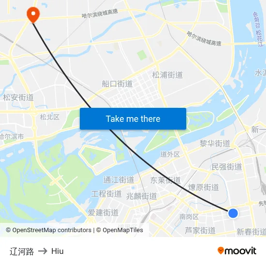 Liaohe Road to Hiu map