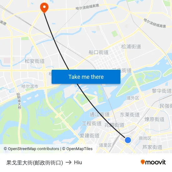 Gogol Street (Postal Street Junction) to Hiu map