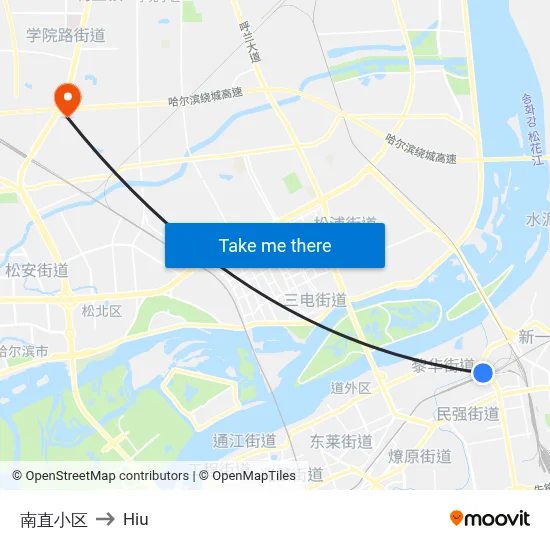 Nanzhi Complex to Hiu map