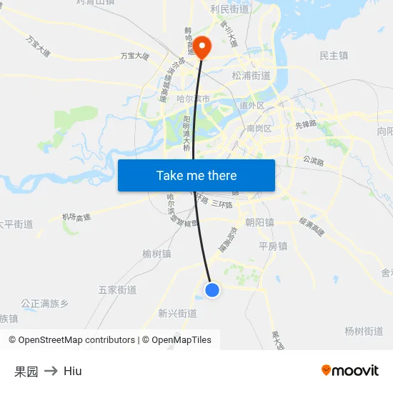 Fruit Garden to Hiu map