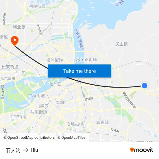 Shiren Gou to Hiu map